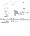 Controls Governor Spring Diagram and Parts List for 247437-0111-B1  Briggs and Stratton Engine